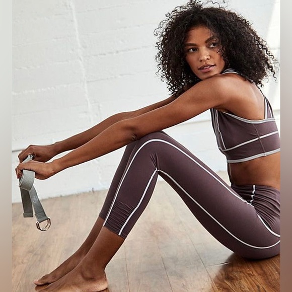 FP Movement You’re A Peach leggings Chaga brown size S - Picture 2 of 16